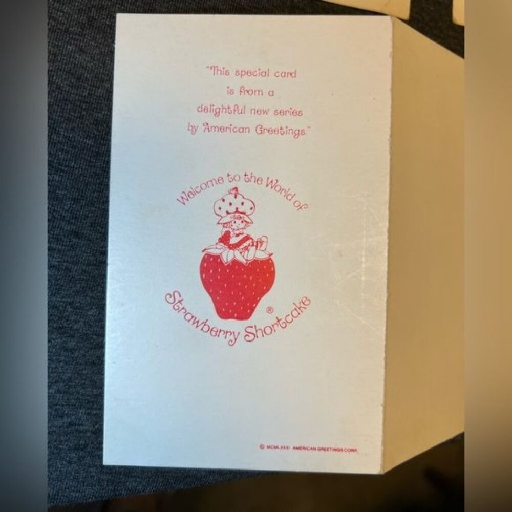 Vintage Strawberry Shortcake Thank You Cards (1980s, American Greetings) - Picture 5 of 5